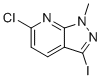 6-氯-3-碘-1-甲基-1H-吡唑并[3,4-b]吡啶分子结构 (CAS 1539296-59-7)