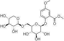 报春花根苷分子结构 (CAS 154-61-0)