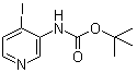 (4-碘-3-吡啶基)-氨基甲酸叔丁酯分子结构 (CAS 154048-89-2)