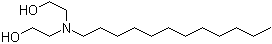 N-月桂基二乙醇胺分子结构 (CAS 1541-67-9)