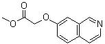 2-(7-异喹啉基氧基)乙酸甲酯分子结构 (CAS 1541417-75-7)