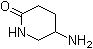 5-氨基-2-哌啶酮分子结构 (CAS 154148-70-6)