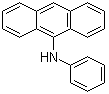 结构式 CAS# 15424-38-1, N-苯基-9-蒽胺
