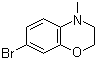 7-溴-4-甲基-3,4-二氢-2H-[1,4]苯并恶嗪分子结构 (CAS 154264-95-6)