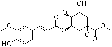 Methyl 5-O-feruloylquinate molecular structure (CAS 154461-64-0)