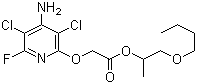 氟草烟-丁氧基丙酯分子结构 (CAS 154486-27-8)