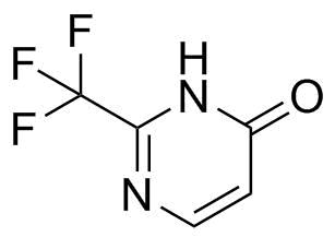 4-羟基-2-三氟甲基嘧啶分子结构 (CAS 1546-80-1)