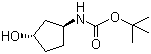 N-[(1S,3S)-3-Hydroxycyclopentyl]carbamic acid 1,1-dimethylethyl ester molecular structure (CAS 154737-89-0)