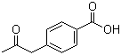 4-(2-氧代丙基)苯甲酸分子结构 (CAS 15482-54-9)