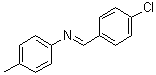 N-(4-氯亚苄基)-4-甲基苯胺分子结构 (CAS 15485-32-2)