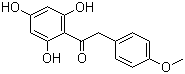 2-(4-甲氧基苯基)-1-(2,4,6-三羟基苯基)乙酮分子结构 (CAS 15485-66-2)