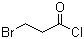 3-溴丙酰氯分子结构 (CAS 15486-96-1)