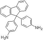 9,9-双(4-氨基苯基)芴分子结构 (CAS 15499-84-0)