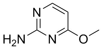 2-氨基-4-甲氧基嘧啶分子结构 (CAS 155-90-8)