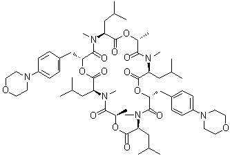 Emodepside molecular structure (CAS 155030-63-0)