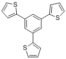 1,3,5-三(2-噻吩基)苯分子结构 (CAS 15509-95-2)
