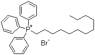十二烷基三苯基溴化膦分子结构 (CAS 15510-55-1)