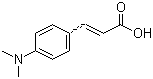 4-二甲基氨基肉桂酸分子结构 (CAS 1552-96-1)