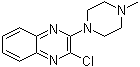 2-Chloro-3-(4-methyl-1-piperazinyl)quinoxaline molecular structure (CAS 155584-74-0)