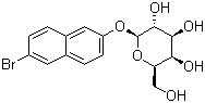 6-溴-2-萘基 beta-D-吡喃半乳糖苷分子结构 (CAS 15572-30-2)