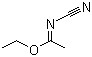 Ethyl N-cyanoethanimideate molecular structure (CAS 1558-82-3)