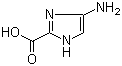 4-氨基-1H-咪唑-2-羧酸分子结构 (CAS 155815-92-2)