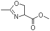 4,5-Dihydro-2-methyl-1,3-oxazole-4-carboxylic acid methyl ester molecular structure (CAS 155884-28-9)
