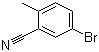 结构式 CAS# 156001-51-3, 5-溴-2-甲基苯腈
