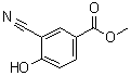 3-氰基-4-羟基苯甲酸甲酯分子结构 (CAS 156001-68-2)