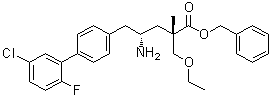 (alphaS,gammaR)-gamma-氨基-5'-氯-alpha-(乙氧基甲基)-2'-氟-alpha-甲基-[1,1'-联苯]-4-戊酸苯甲酯分子结构 (CAS 1562405-20-2)