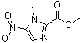 1-甲基-5-硝基-1H-咪唑-2-羧酸甲酯分子结构 (CAS 1563-98-0)