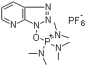 7-氮杂苯并三唑-1-基氧基三(二甲胺基)膦六氟磷酸盐分子结构 (CAS 156311-85-2)