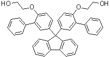 9,9-Bis[4-(2-hydroxyethoxy)-3-phenylphenyl]fluorene molecular structure (CAS 156326-38-4)