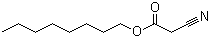 structure of CAS# 15666-97-4, Octyl cyanoacetate