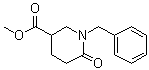 6-氧代-1-苄基-3-哌啶羧酸甲酯分子结构 (CAS 156779-11-2)