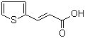 3-(2-噻吩基)丙烯酸分子结构 (CAS 15690-25-2)