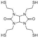 Tetrahydro-1,3,4,6-tetrakis(2-mercaptoethyl)-Imidazo[4,5-d]imidazole-2,5(1H,3H)-dione molecular structure (CAS 1569262-17-4)