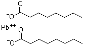 辛酸铅分子结构 (CAS 15696-43-2)