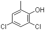 结构式 CAS# 1570-65-6, 2,4-二氯-6-甲基苯酚