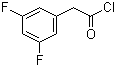 2-(3,5-Difluorophenyl)ethanoyl chloride molecular structure (CAS 157033-24-4)