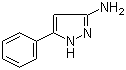 3-氨基-5-苯基吡唑分子结构 (CAS 1572-10-7)