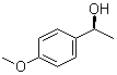 (S)-1-(4-甲氧基苯基)乙醇分子结构 (CAS 1572-97-0)