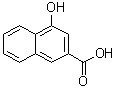 4-羟基-2-萘甲酸分子结构 (CAS 1573-91-7)