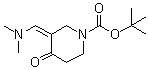 3-[(二甲基氨基)亚甲基]-4-氧代哌啶-1-羧酸叔丁酯分子结构 (CAS 157327-41-8)