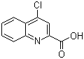 4-氯-2-喹啉羧酸分子结构 (CAS 15733-82-1)