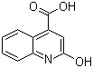 结构式 CAS# 15733-89-8, 2-羟基喹啉-4-羧酸; 2-羟基-4-羧基喹啉