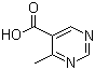 4-甲基嘧啶-5-甲酸分子结构 (CAS 157335-92-7)