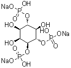D-myo-肌醇 1,4,6-三(磷酸二氢酯)三钠盐分子结构 (CAS 157380-18-2)