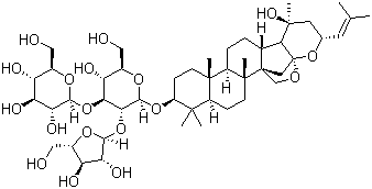 白花猪母菜甙 A3分子结构 (CAS 157408-08-7)