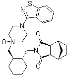 (3aR,4S,7R,7aS)-2-[[(1R,2R)-2-[[4-(1,2-苯并异噻唑-3-基)-1-氧代-1-哌嗪基]甲基]环己基]甲基]六氢-4,7-甲桥-1H-异吲哚-1,3(2H)-二酮分子结构 (CAS 1574569-32-6)